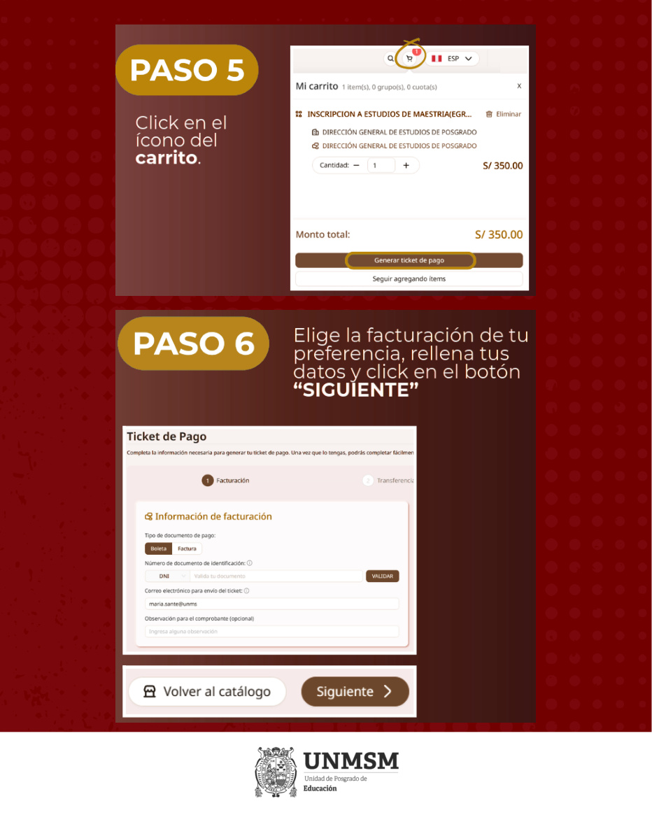 San Market pasos 5 y 6